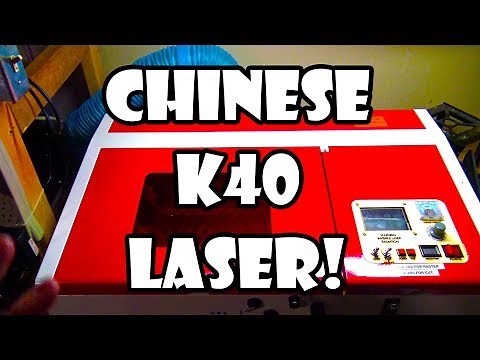 Modded Smoothieware Chinese K40 Laser Cutter Overview