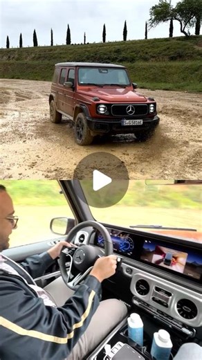 Road & Track Magazine on Instagram: "One of the biggest party tricks in @mercedesbenzusa’s new electric G-Class is its tank turn feature, officially called G-Turn. We tried it out. Here’s how to use it, and what it looks like in action. Do you think this is a cool feature? 📹 @Aaronmaxb #MercedesBenz #EV #Gclass #tankturn #technology #offroad #carsofinstagram #cargram"