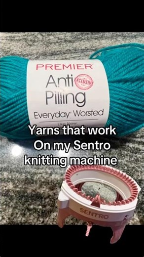 My go to yarns for my circular knitting machine #sentroknittingmachine
