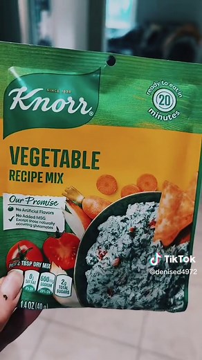 Delicious Spinach Dip Recipe with Knorr Vegetable Mix