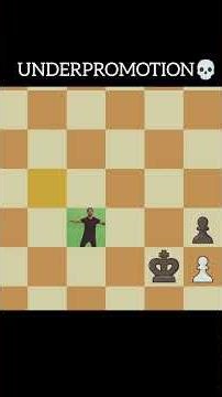 Brilliant under promotion💀 #chess #asmr #dailyvlog #chessgame #chessmemes
