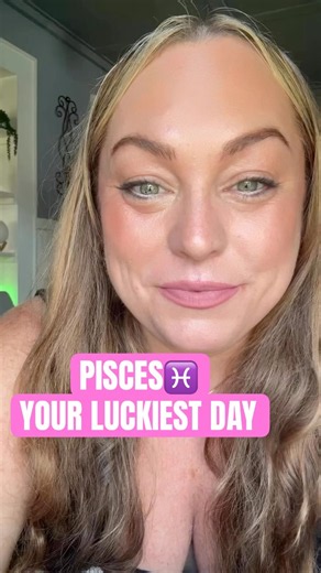 Pisces♓️ LUCKIEST DAY #piscestarot #tarot #pisces #cazimi