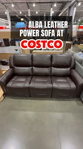 1K views · 16 reactions | Costco is offering the ALBA Leather Power Sofa for $1,149.99, and it’s packed with comfort-driven tech and high-end leather. With power recliners, adjustable headrests, and built-in USB ports, this sofa feels just as modern as it looks. It’s perfect for movie nights, lazy Sundays, or simply recharging at home. @gilmancreekfurniture @costco #CostcoFinds #CostcoWonders #CostcoInfluencer #LeatherSofa #PowerRecliner #CostcoFurniture | Costco Wonders | Facebook
