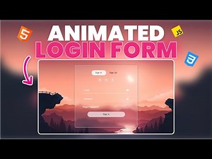 Animated Login Form Using HTML, CSS and JAVASCRIPT