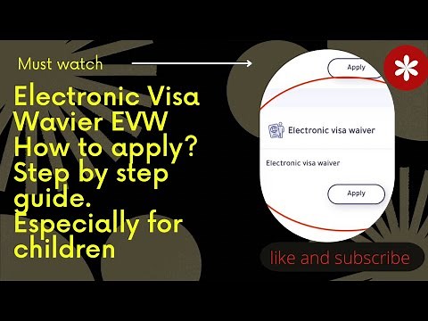 Electronic Visa Wavier Saudia Arabia | how to get evw for yourself and your family members