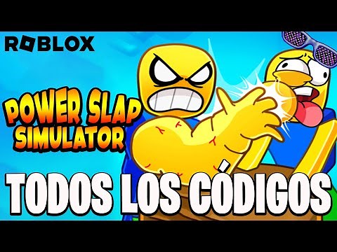 TODOS los CÓDIGOS de 💪 POWER SLAP SIMULATOR 💪 activos Y actualizados / ROBLOX 2023 / TilloASR