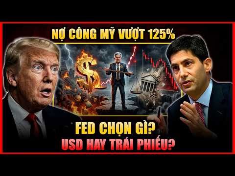 NỢ CÔNG MỸ VƯỢT 125%: FED SẼ HY SINH ĐỒNG USD HAY THỊ TRƯỜNG TRÁI PHIẾU?