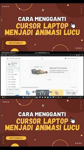 CARA MENGGANTI CURSOR LAPTOP JADUL MENJADI ANIMASI LUCU