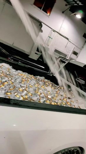 Aluminum Can Disposal Process in Industrial Setting