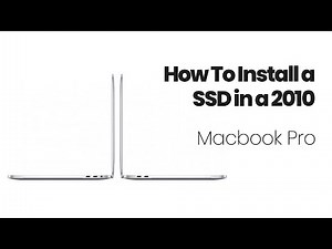 Installations SSD in a 2010 Macbook Pro