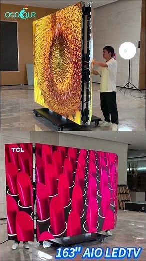 🔥 Meet the Future of LED Displays: 163" Liftable & Foldable All-in-One Screen! #ledinnovation