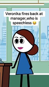 Veronika fires back at manager,who is speechless 😂@Vxo13 | ✨️The Real Veronika ✨️ #foryou #fyp #tiktok #viral #viraltiktok #managers #officehumor #office | Tom Animation