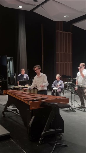Square One with percussion ensemble! #music #marimba #ensemble #percussion