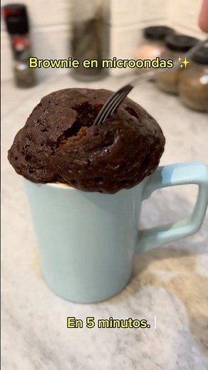 Brownie en taza en 5 minutos 🍫