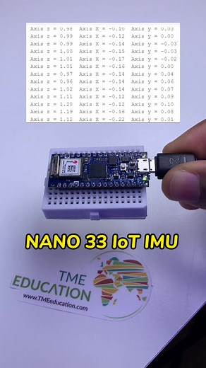 Accessing the accelerometer sensor included on the Nano 33 IoT#arduino #engineering #electronics #diy | Upload Ideas with Itamar