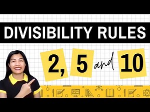 Divisibility Rules of 2, 5 and 10 – VERY EASY Tagalog SPEED MATH Tutorial | MykeneTV Academy