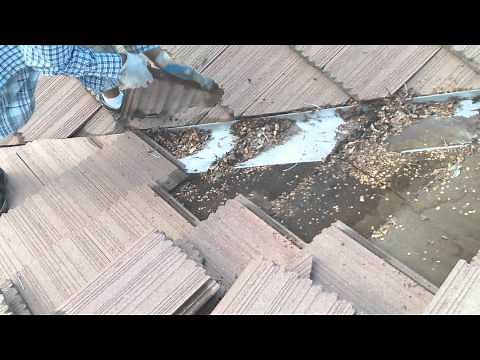 HOW TO fix a leaky valley , water leak, tile repair, permanent tile repair, DO IT YOURSELF.