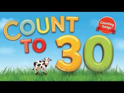 Counting Songs for Toddlers 1–30 | Farm Animals, Rainbow Parade & Fun Nursery Rhymes