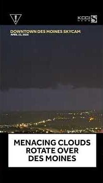 Iowa weather: Menacing storm clouds over central Iowa