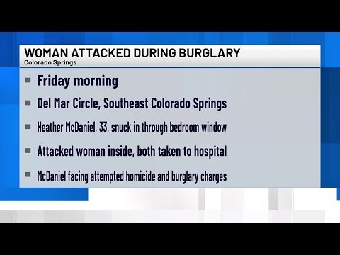 WATCH: Woman attacked during burglary in Colorado Springs
