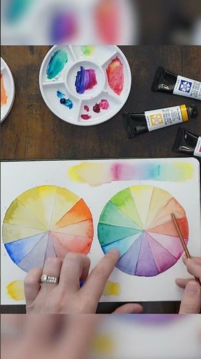 Splitting the Color Wheel into Warm and Cool Colors