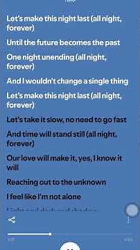 All night forever LYRICS! #music #trending