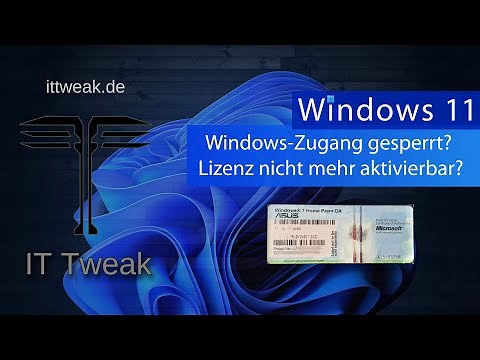 Windows 10/11 - Lizenz Problem und PC gesperrt - Der Grund...