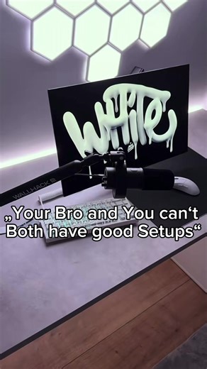 Amazing White Tech Setup for Your Workspace