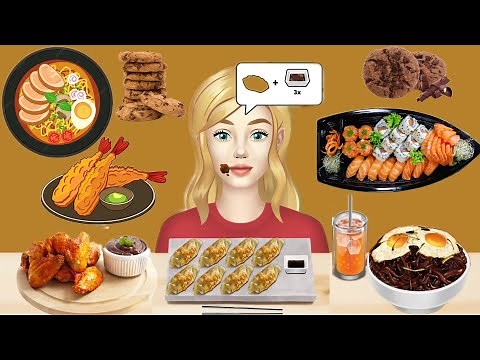 ASMR MUKBANG GAME | MEGA MUKBANG LEVEL 1-10