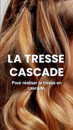 Tuto: la tresse cascade #formation #coiffure #diy