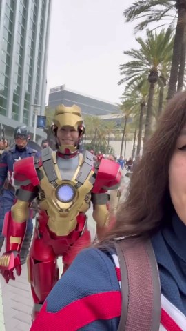 Behind the scenes: Iron Man at WonderCon 🦾