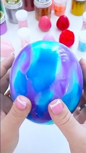 Making 💚🩵💜 Silicone Tape Balloons! #nano tape #ball #shorts