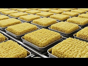 How INSTANT NOODLES Are Made – Step by Step Factory Process