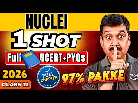 ☢️ Nuclei Class 12 One Shot | Boards 2026 | Full Chapter + PYQs 💥