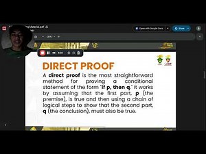 Understanding Direct Proof and Proof By Contradiction