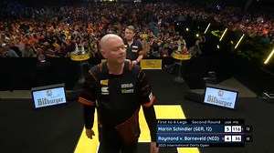 33K views · 480 reactions | SCHINDI BEATS BARNEY!  Oh how this crowd enjoyed that! Martin Schindler defeats a Dutch icon in Raymond van Barneveld to secure his spot in the final day of action! Up next  Michael Smith v Mike De Decker  bit.ly/23EuroTourLive | #ET3 R2 | Professional Darts Corporation | Facebook