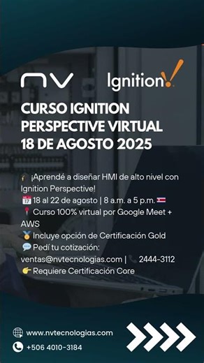 🎓 Curso Virtual: Diseño de HMI con Ignition Perspective