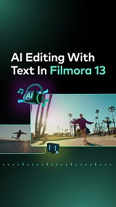34 reactions · 9 comments | Heres the first look at Filmora 13's brand new AI Features! Combine your very own editing assistant, AI Copilot with Text-based Editing to create stunning content. Earn a chance to win $500. Click the link to learn more: https://bit.ly/3ZREKA9 | Wondershare Filmora Video Editor | Facebook
