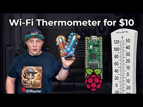 Raspberry Pi Pico 2W: The Easiest Way to Build a Wi-Fi Thermometer!