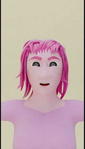 Face Rigging Practice #blender #animation #facerig