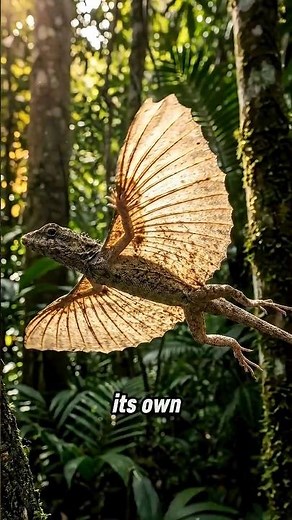 The Draco Lizard That Turns Its Own Ribs Into Wings