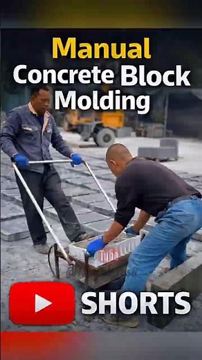 Manual Concrete Block Molding