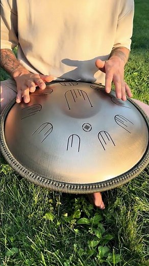 Steel tongue drum by NovaDrum | D Celtic Minor | Drum for meditation