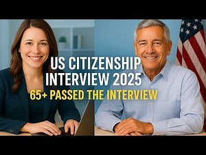 🇺🇸 US Citizenship Interview Practice 2025 – Real Questions & Answers