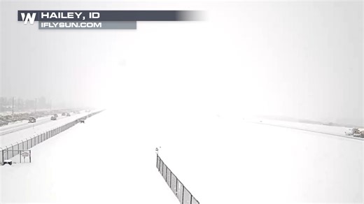 Take a look at the near-whiteout conditions in Hailey, Idaho! Heavy snow combined with poor visibility and gusty winds is making travel challenging across the Northwest. | WeatherNation