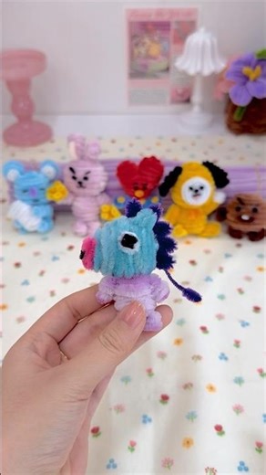 DIY BT21 Mang💜🐿️🐴 Pipecleaner crafts