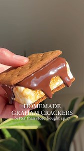 Homemade Graham Crackers for episode 17 of Better Than Store-Bought! These made for the BEST homemade s’mores!! Bob's Red Mill Natural Foods #Partner #smores #chocolate #homemade #recipes | Crowded Kitchen