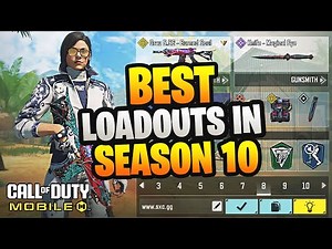 COD MOBILE Season 10 Top Ten Weapons and BEST GUNSMITH FOR CODM!