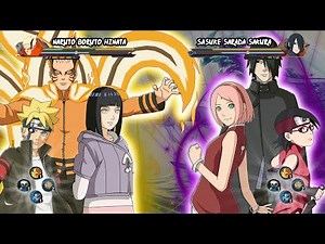 NARUTO BARYON, BORUTO JOUGAN, HINATA VS SASUKE, SARADA, SAKURA | Naruto Storm 4 MOD