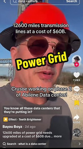 @Bayou Boyz a construction worker broke down what’s coming: data center is consuming the electricity of 1 million homes, 12,600 miles of new transmission lines, $60 billion in grid upgrades, and a system that physically can’t keep up. He asked the right question; what are they even using all this for? There’s a model that doesn’t need the grid at all. Energy positive. 2 acres. Generates its own power and gives the surplus back to the community. The grid problem isn’t unsolvable. We’re just choos